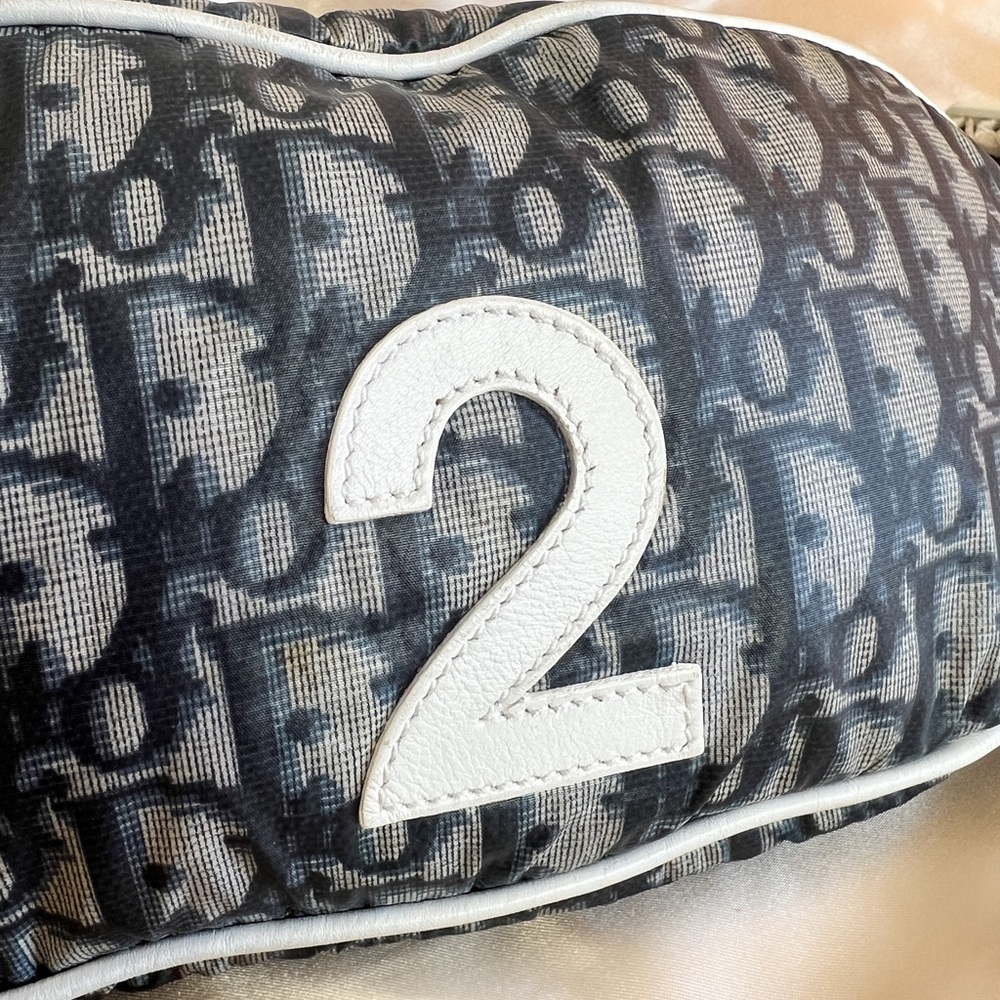 RARE Dior Trotter Bum Body Bag in Navy Blue - Picture 2 of 11